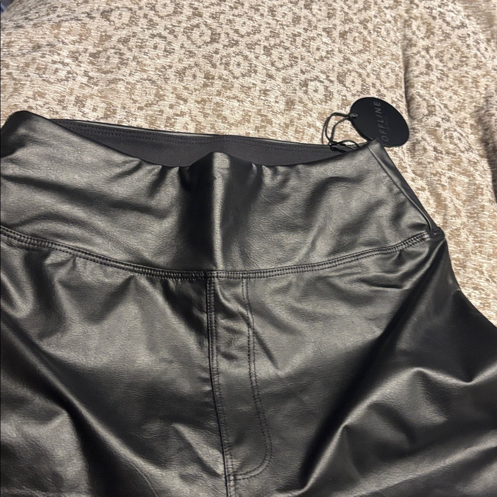 💕NWT! Aerie Black High-Rise Leggings - Picture 4 of 6